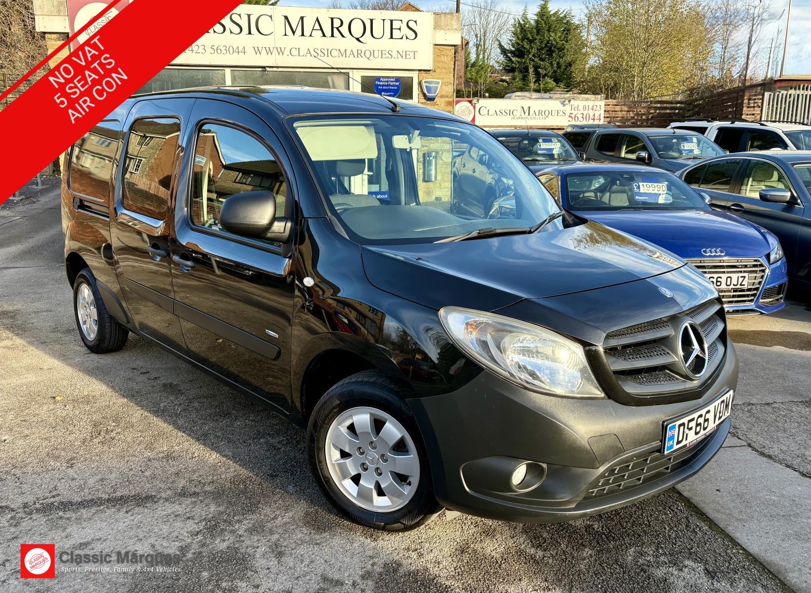 Mercedes-Benz Citan 1.5 111 CDI Crew Van Double Cab 6dr Diesel Manual L3 Euro 5 (5 Seat) (110 ps)