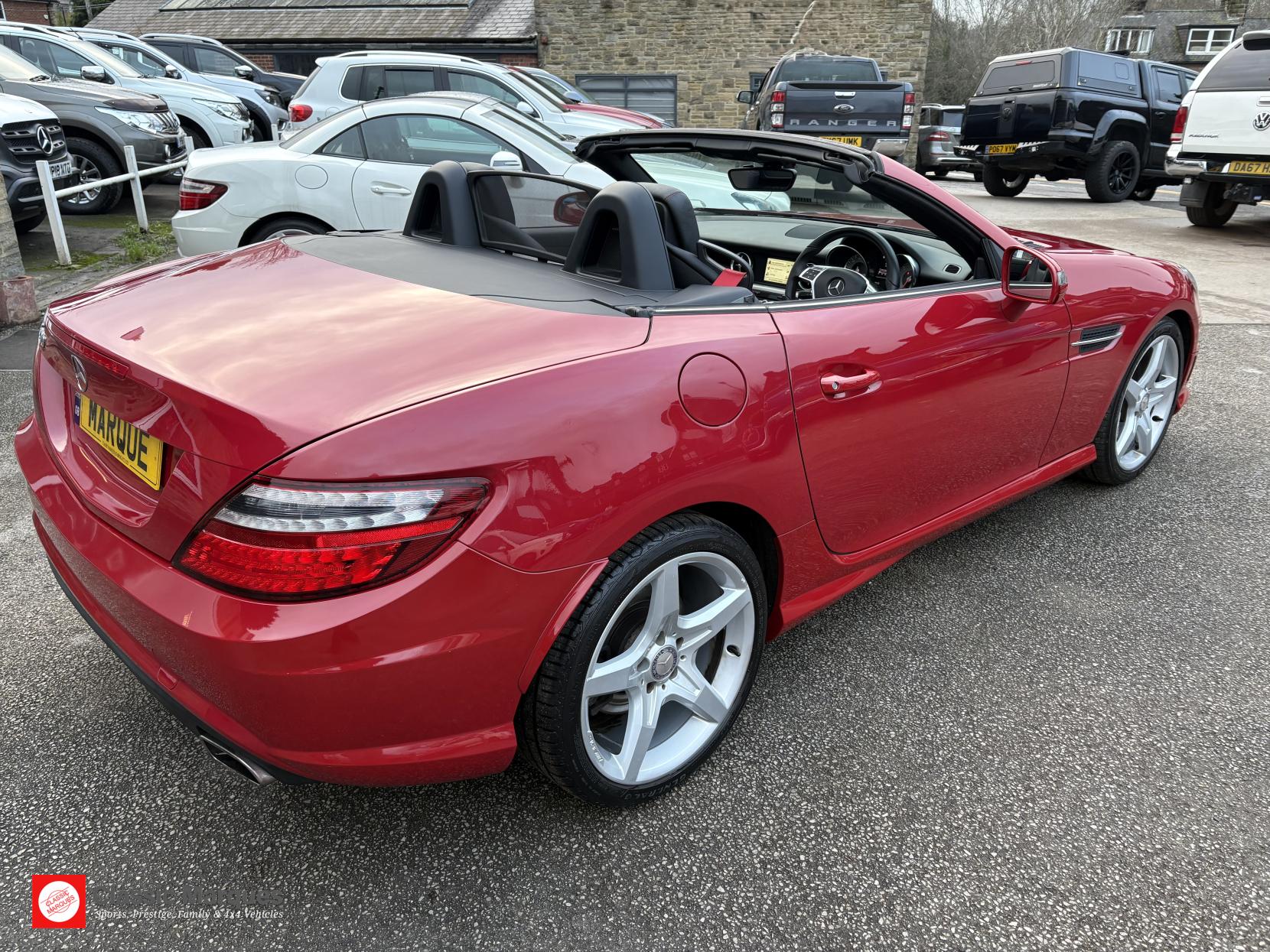 Mercedes-Benz SLK 1.8 SLK200 BlueEfficiency AMG Sport Convertible 2dr Petrol G-Tronic+ Euro 5 (s/s) (184 ps)
