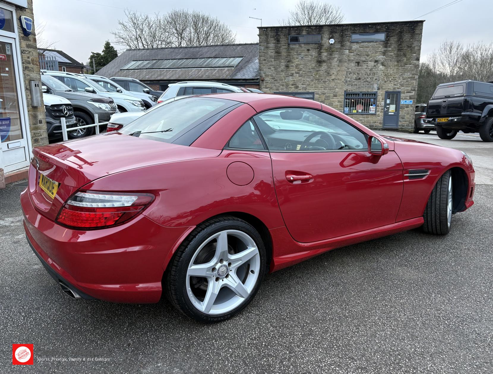 Mercedes-Benz SLK 1.8 SLK200 BlueEfficiency AMG Sport Convertible 2dr Petrol G-Tronic+ Euro 5 (s/s) (184 ps)